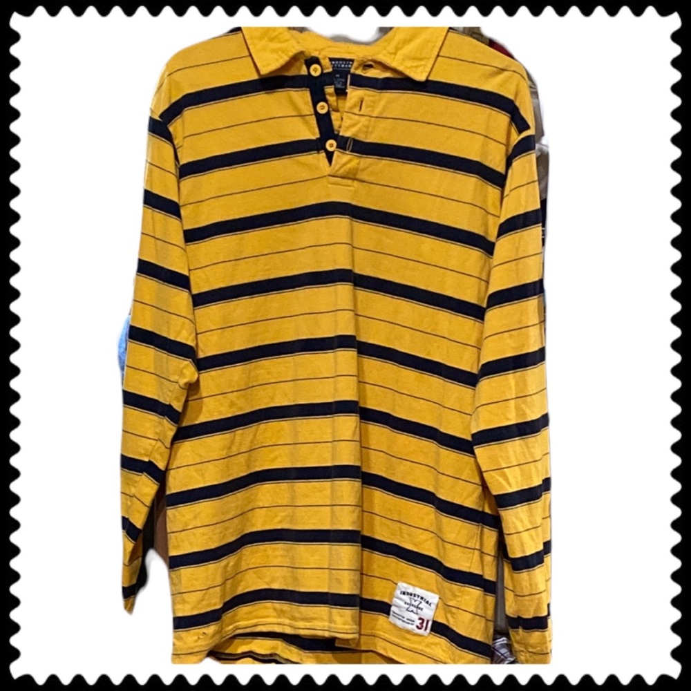 Industrial Exchange Land Sleeve Sleeve Polo Shirt